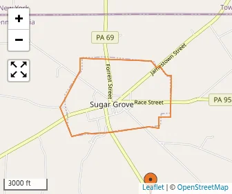Area schools map
